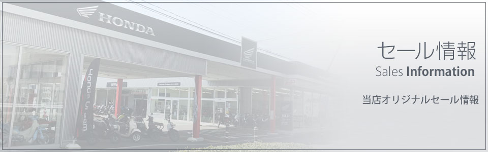 セール情報：当店オリジナルのセール情報やHodaDREAM共通のキャンペーンなどをご紹介しています！